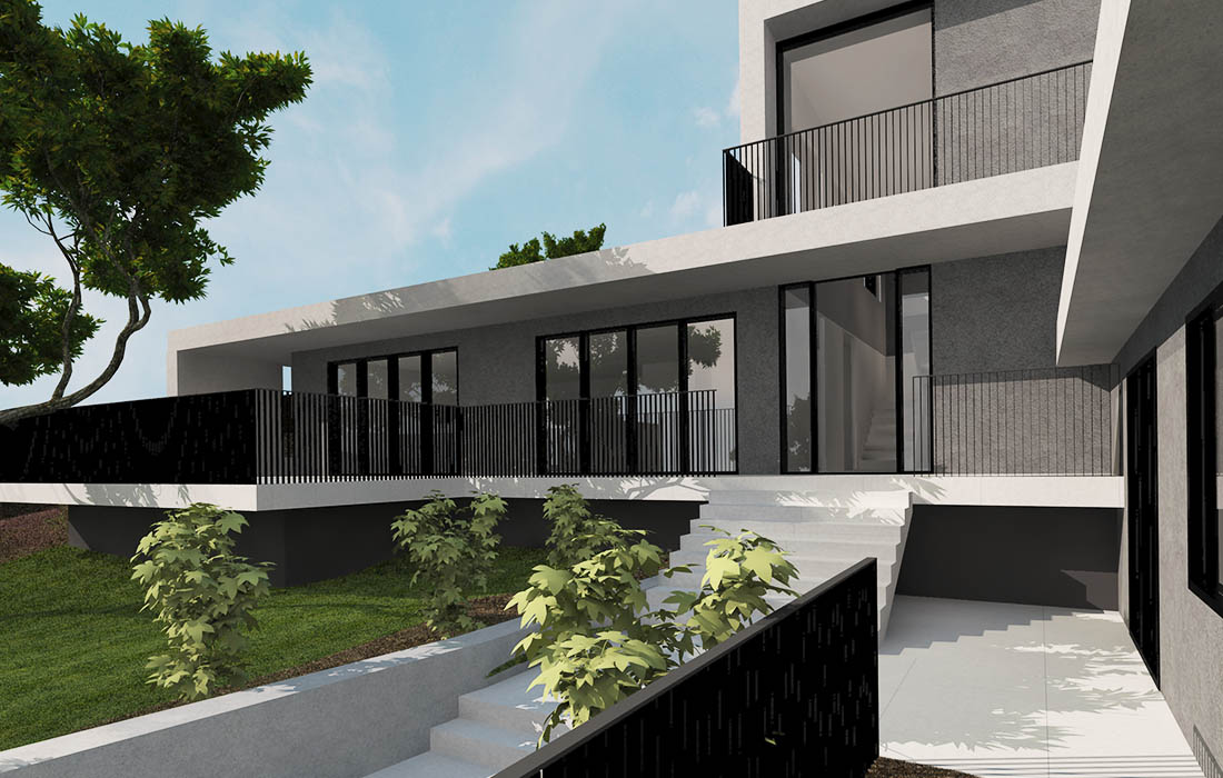 Sloping block architectural design